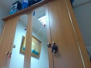 Light haired well shaped dildo addicted cam whore was masturbating