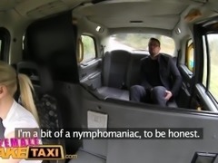 Female Fake Taxi Reporter receives hot sex scoop and deepthroat blowjob