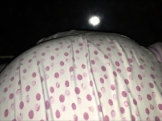 Incredible huge jiggly BBW teen ass in soft pants