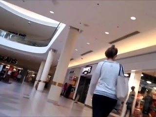 candid tall teen ass in leggings