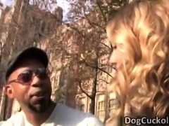 Cuckold interracial video with MILF