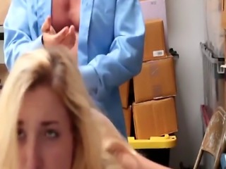 Blonde Thief Zoe Parker Sucking Cock In Office