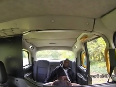 Female cab driver gets nice big black cock