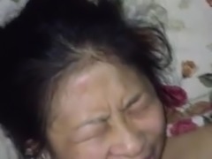 Asian maid mouth fucked
