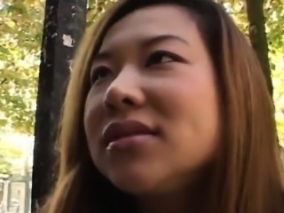 Ben gives lost asian milf tourist directions to his cock