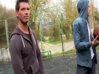 Gay emo video fuck outdoor Anal Sex After A Basketball Game!