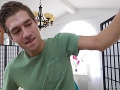 He will fuck this teen when his wife is in the kitchen cleaning. They were...