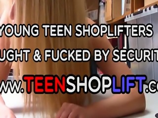 Teen shoplifter wants to get caught by a security guard