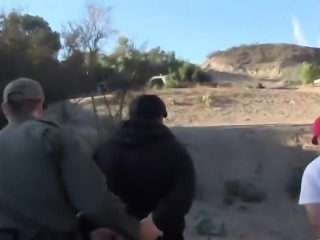 Border patrol fucking two hot girls
