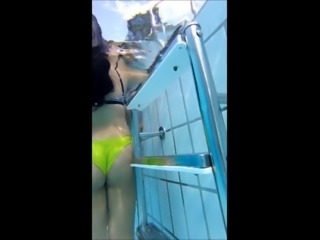 super sexy frenvh young butt at pool
