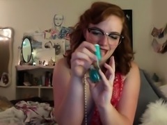 Very Hot Amateur Redhead Teen Anal pleasure on Webcam