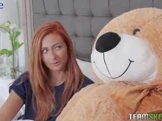 Horn-mad Kadence Marie switches from masturbation to pleasing her stud