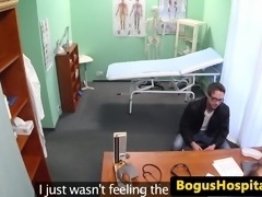 Examined patient gets fucked by doctor