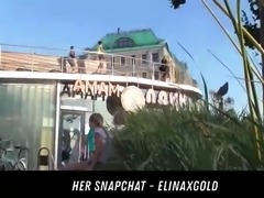 public park upskirt flash her snapchat - elinaxgold