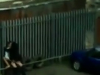 Caught in the act by the cops