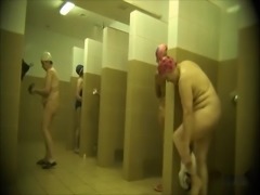 MATURE LADIES HAVING SHOWERS TOGETHER