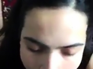 Israeli girl gives blowjob