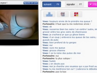 Horny french girl plays with me on Bazoocam Part 2