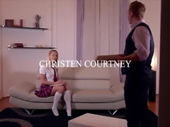 Blonde Teen Christen Courtney Fucked Hard By Teacher During