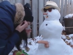 decided to have sex with a snowman