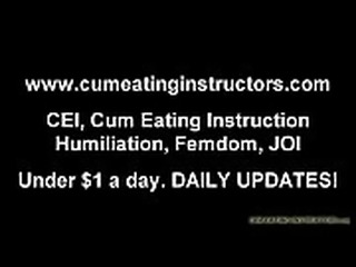 I will feed you your own cum CEI