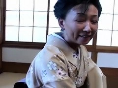 Mature Japanese wife gets her tight hairy cunt fucked hard