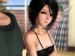 Adorable teen with perky boobs enjoys a deep fucking in 3D