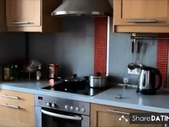 Young couple filmed by friend
