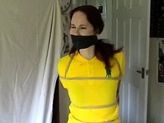 Equestrian bound gagged and vibed