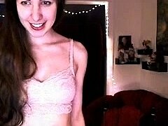 Beautiful Amateur cute teen babe toying pussy