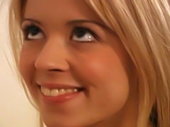 Petite teen grinding her tight pussy on hard cock