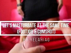 Hot Foot Fetish Masturbation