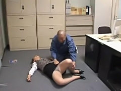 Businessgirl fucked by ugly janitor  free