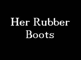 Her rubber boots  free
