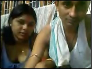 Indian nasty looking Allahabad husband expose his pretty wife on cam