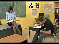 Dirty teacher fucked in classroom