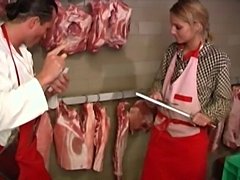 Cecile gets meat delivery