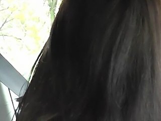 Zuzinka on a European highway, dildoing herself toorgasm (yes,while driving :))
