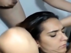 Beautiful Chick on a Hard Face Fuck and Deepthroat