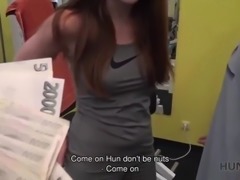 HUNT4K. After hard training in the gym, the girl is ready for sex for money