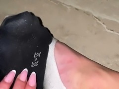 Black Amateur Explore Hot Foot Fetish