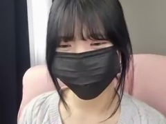 Good-looking Korean female anchor masturbates Korean+BJ live broadcast, ass,...