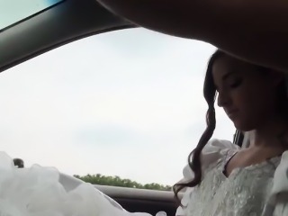 Sexy horny bride Amirah wants to fuck