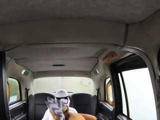 Star wars themed fuck in fake taxi