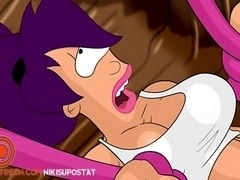 Futurama porn Turanga Leela fucked by tentacle