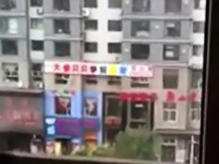 Filming his wife gets fucked at open window