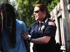 Blonde milf cop enjoys getting her cunt screwed by Skinny D